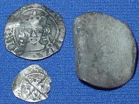 16 10 10 Richard III, Farthing & Love token Obv.JPG