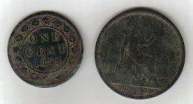 1859 Canadian Cent & 1863 English Penny reverse.jpg