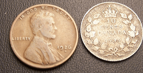 1926-S Cent & 1935 Canadian Dime.png