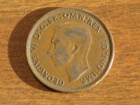 10 Feb 2011 Coin Roll Hunt 1937 Brit Large Penny.JPG
