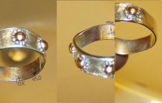 Silver with Gold Bead Ring.JPG