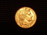 February 10th 2nd gold coin 1851 20 franc 001.jpg