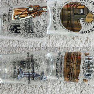 Greman shot glasses from the Holocaust