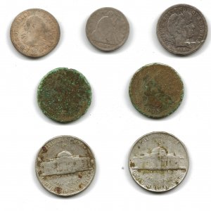 5 3 14 coins 3 centuries of silver in the same day