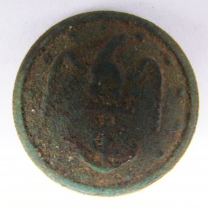 Early US Navy Button Smith & Young co new York. Manufactured 1830-1852. Found metal detecting Terrell county Georgia cotton field