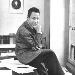 ALBERT CAMUS author and journalist
1913-1960
Awarded Nobel Prize for Literature in 1957