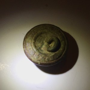First Civil War Button - reverse side - 10 - 6 - 15