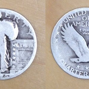 1926 Standing Liberty Quarter found off a trail in San Jose.