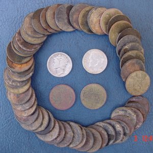 04 03 16 
whole roll of 50 pennies
