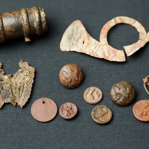 Close Up - Some of the better finds from the fort site