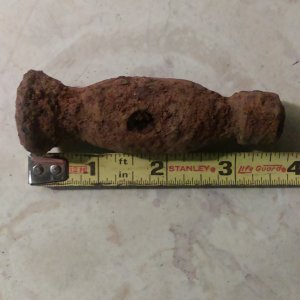 IMAG1222 probable shoe hammer found with civil war material and shoe hardware