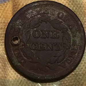1846 Large Cent reverse