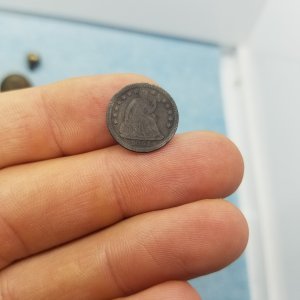 1851 Half dime