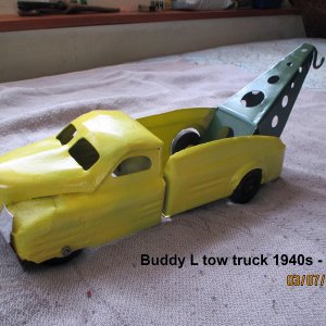 Buddy L tow truck 1940s   50s pic 2