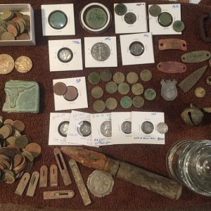 End of the year metal detecting totals
