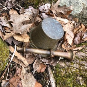 Brass Mortar & Pestal Surface Find