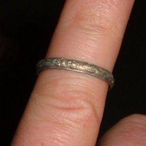 My first ring. - Found at a swimming area at a campground.