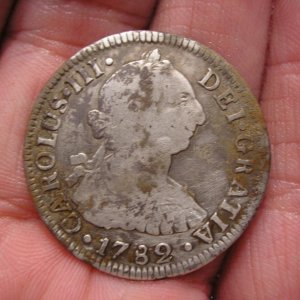 1782 Carolus III 2 Reale - Found August 2009