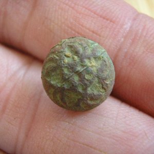 Civil War Era "Star" Button - Cuff Button found at the Magruder Line