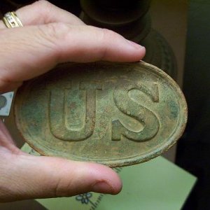 U.S. Belt Plate - Dug 2006 in Virginia