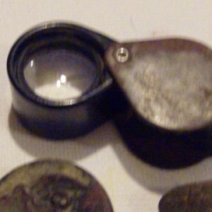 magnify glass - found metal detecting