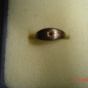 First ring I found It's a small one
