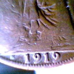 1919 H penny - 1919 H Penny - Struck by Ralph Heaton & Sons, Birmingham.