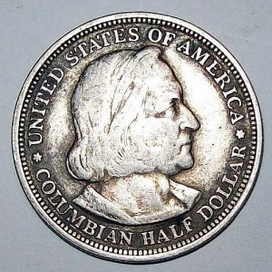 1893 Ben Franklin half dollar - dug this one in 2009 at old fill station along with 3 Morgans