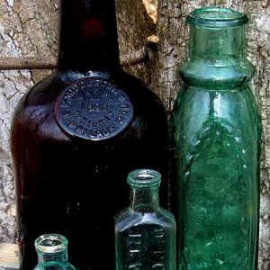 Dug Civil War Bottles - I dug these bottles in the same spot.