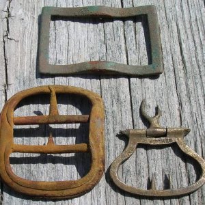 Shoe Buckles - Some Shoe Buckles I dug in 2010.