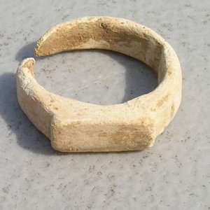Civil War Lead Ring - This ring was made from a bullet.