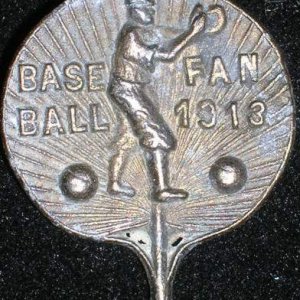 1913 Baseball Pin - 1913 Baseball Fan pin.
