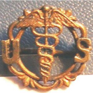WW1 Sweetheart Pin - This pin would have been worn by the wife or sweetheart of the solider. He would have been part of a medical unit.
