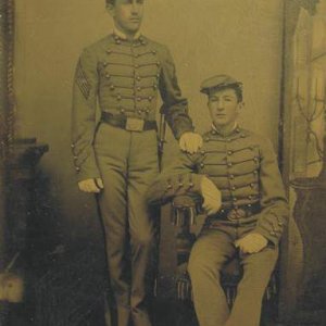 Civil War Photo - I found this photo behind a fire place mantle while tearing down an old row house in Washington D.C..