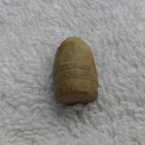 Wesson Bullet -         This one came from a 1862 CSA Cavalry Camp in Oct. 2011. It a "scarce" .44 cal. Frank Wesson bullet for a Frank Wesson rimfire