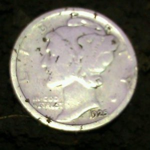 1925 merc dime! - been detecting around a month!