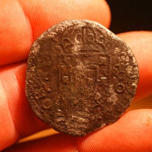 Silver 400 Reis 'Cruzado' 
An undated issue of
King Johannes IV Portugal
1640-1654