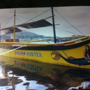 This is the boat I started the Sirena hunter theme from. The spelling has been changed due to there was only one Sirena hunter...and she is no longer 