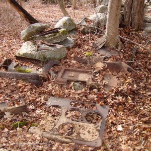 Remained of the A. Geisel Mfg Co Cook stove.