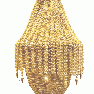 12K Gold-wash over brass, Chainmail Purse
Very Rare Bell-top, by early Whiting & Davis
w/metal W&D tag - 1920s, Flapper era
Est. value at over $1800++
