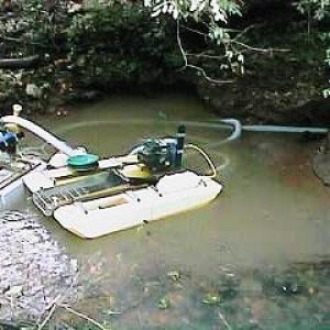 My 3" dredge on an Alabama creek