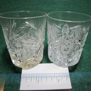ABP Whiskey Tumbler. American Brilliant Period Cut Glass