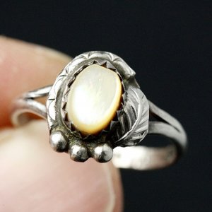 Vintage silver ring found at an old farmhouse.