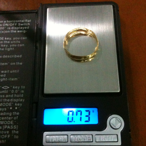 916 gold ring