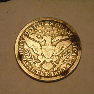 3rd Silver Ever ~ 1892-2 Barber Quarter__9-2009