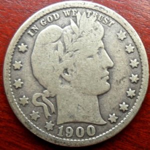 1900 Silver Quarter found with e-Trac TTF in nail bed of long gone homesite