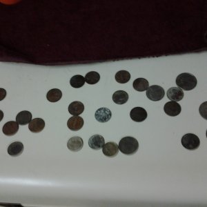 First finds with my 1 hr new metal detector.