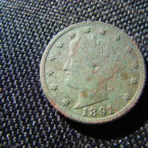 1891 V Nickel