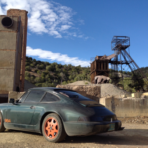 1000' deep to feed the 30 + miles of tunnels. The Traylor Shaft and Eiffel Designed Headframe stand proud as a monument to Kelly, New Mexico.