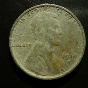 1914D Wheat Penny Street Detecting